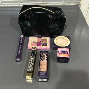NIB Tarte cosmetics bundle big ego eyeshadow, maneater mascara, marajuca liner